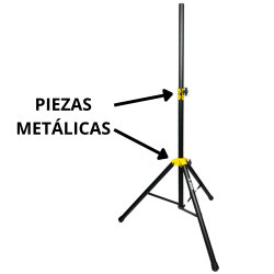 SSBAGMETAL 2 Tripie Pedestal Para Bafle Con Funda Mochila Base Bocinas