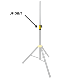 UPJOINT Union Metalica Superior Para Tripie Para Bafle Bocina Pedestal