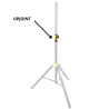 UPJOINT Union Metalica Superior Para Tripie Para Bafle Bocina Pedestal