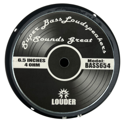 Subwoofer Bocina Woofer 6.5 Pulgadas Spl 4ohms PAR