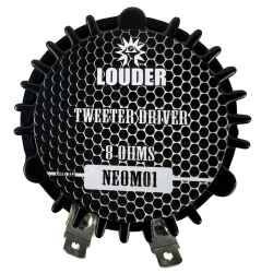 Tweeter Driver Agudos Neodymium 25mm 400w Pmpo Metalico