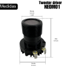 Tweeter Driver Agudos Neodymium 25mm 400w Pmpo Metalico