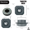 Tweeter Bala Grande Titanio Para Dj Diafragma 3 Pulgadas