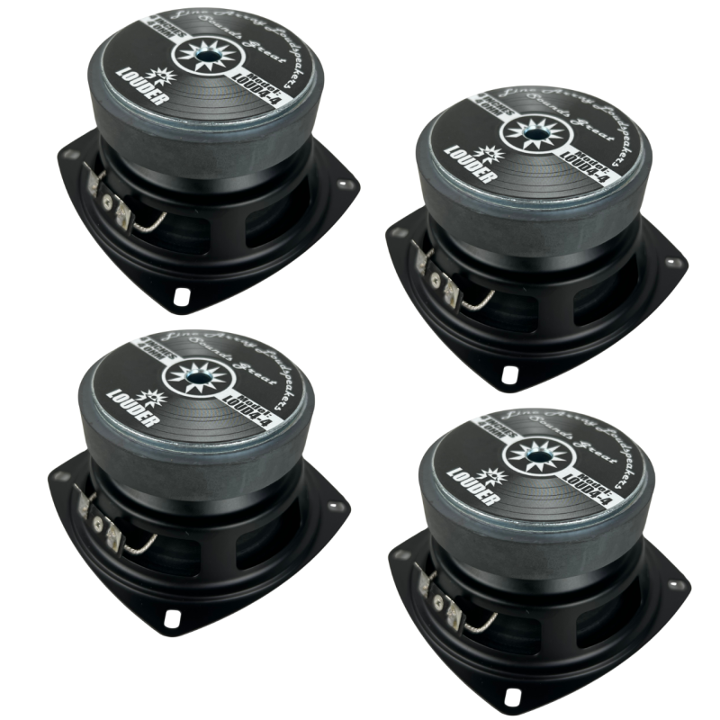 4 Bocina 4 Pulgadas Profesional  Bafles Line Array 4 Oh...