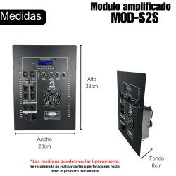 Modulo Amplificado Bluetooth/usb Para Subwoofer 600 Wat...
