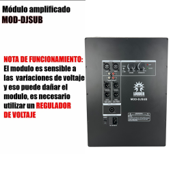 Modulo Amplificador Graves Subwoofer Amplifica 2 Graves...