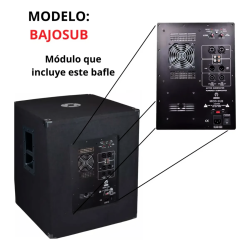 Subwoofer Bajo Amplifica Bocina De 18 Pulgadas Alta Potencia