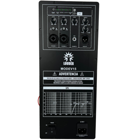 MODEV15 Módulo Amplificador Dsp Alta Potencia Rockolas Medio Agudo