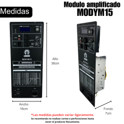 MODYM15 ódulo Amplificador Alta Potencia Medio Agudo Dsp Rockolas product