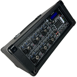 Mezcladora Amplificada 200 Watts Rms Bluetooth Usb/sd 6ch