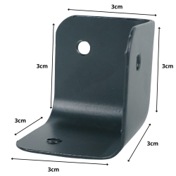 Juego Esquineros Para Bafle Frente Y Atras Metalicos