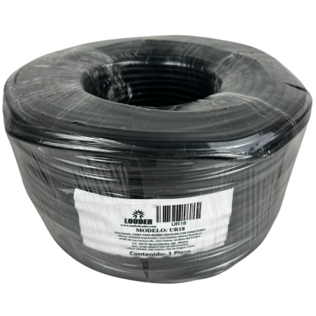 Cable Para Bocina Uso Rudo Polarizado Calibre 18 100 Mt...