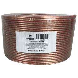 Rollo De Cable Para Bocina Uso Rudo Calibre 12 Polariza...