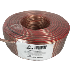 Cable Para Bocina Uso Rudo Polarizado Calibre 14 100 Mt...
