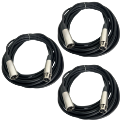 Set 3 Cables Jack Canon A Plug Canon 6 Metros Conectore...