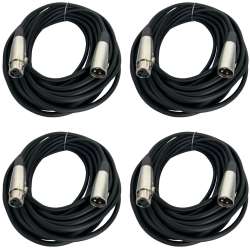 4 Cable Jack Canon A Plug Canon 10 Metros Para Microfon...