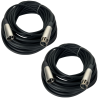 2 Pz Cable Para Microfono Luces Dmx Canon A Canon 15 Metros