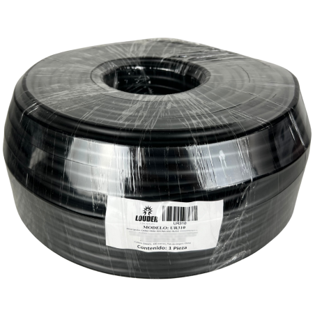 UR310 Cable De Uso Rudo Para Bocina Calibre 10 Rollo Con 3 Hilos