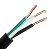 UR312 Cable Uso Rudo Para Bocina Calibre 12 De 3 Vias Rollo 100Mts