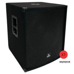Pack Sub Sistema De Bajos para Sonido Profesional