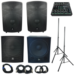 Kit Impacto Plus Audio Profesional Para Sonorización De Eventos
