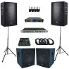 Stage Pro Sistema De Sonido Profesional Con Amplificación Externa