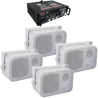 Amplificador Sonido Ambiental 4 Bafles Ambientales Boci...