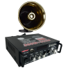Amplificador Kit Paquete Perifoneo Trompeta Voceo Usb/sd/bt