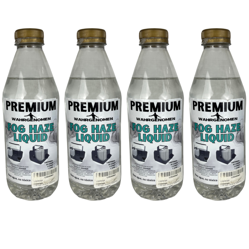 4LITROHDHAZE Liquido Para Maquina Haze Niebla O Lowfog Premium