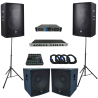 Stage Pro Sistema De Sonido Profesional Con Amplificación Externa
