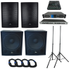 Stage Pro Sistema De Sonido Profesional Con Amplificación Externa