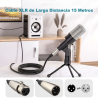 2 Pz Cable Para Microfono Luces Dmx Canon A Canon 15 Metros