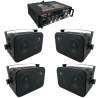 Amplificador Sonido Ambiental 4 Bafles Ambientales Boci...